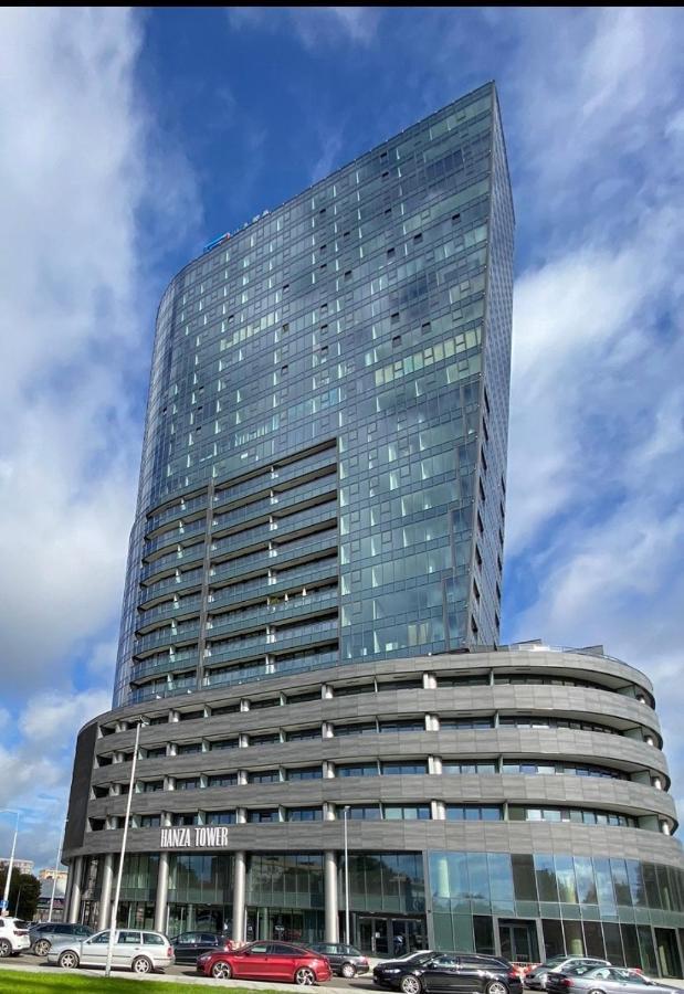 Apartamenty Hanza Tower Gold Szczecin Exteriör bild