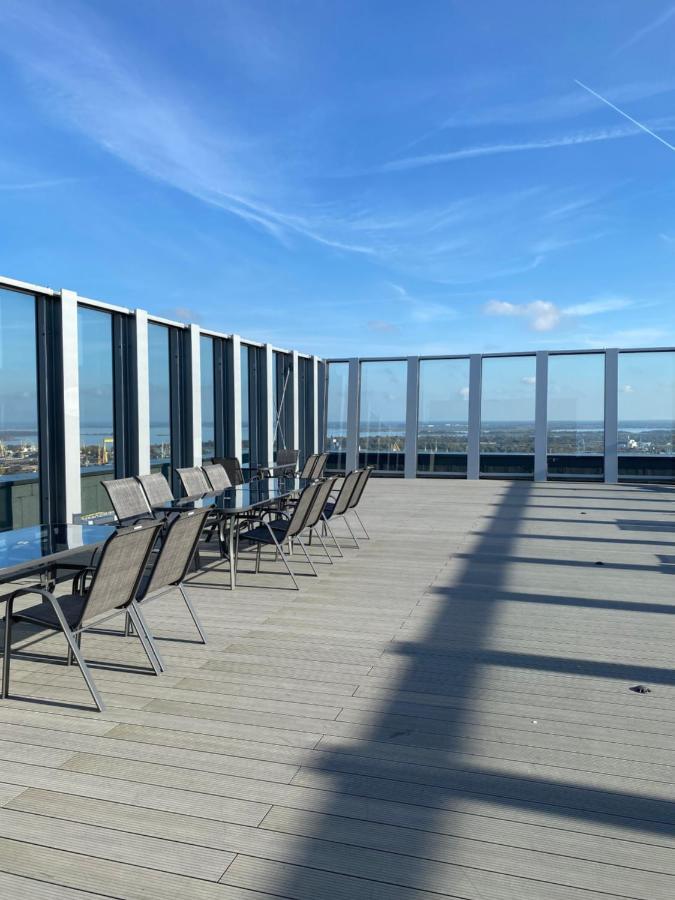Apartamenty Hanza Tower Gold Szczecin Exteriör bild